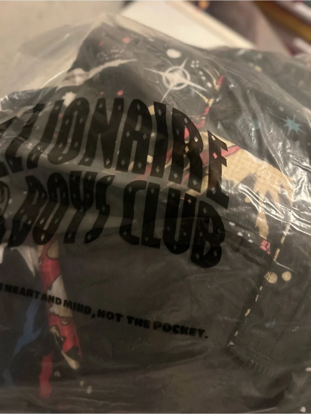 Billionaire Boys Club MenBlack Space Print Puffer Jacket